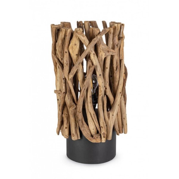 Lampada da Tavolo di design in legno di Teak – ANANYA