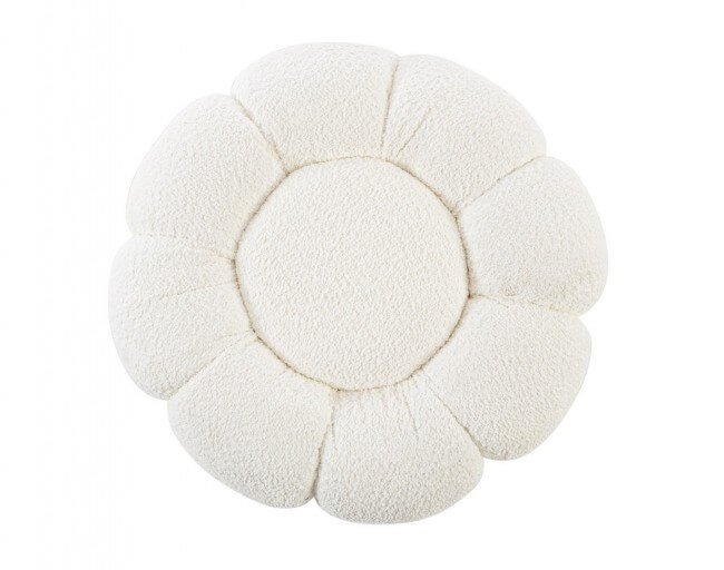 Pouff effetto bouclè – RACHEL
