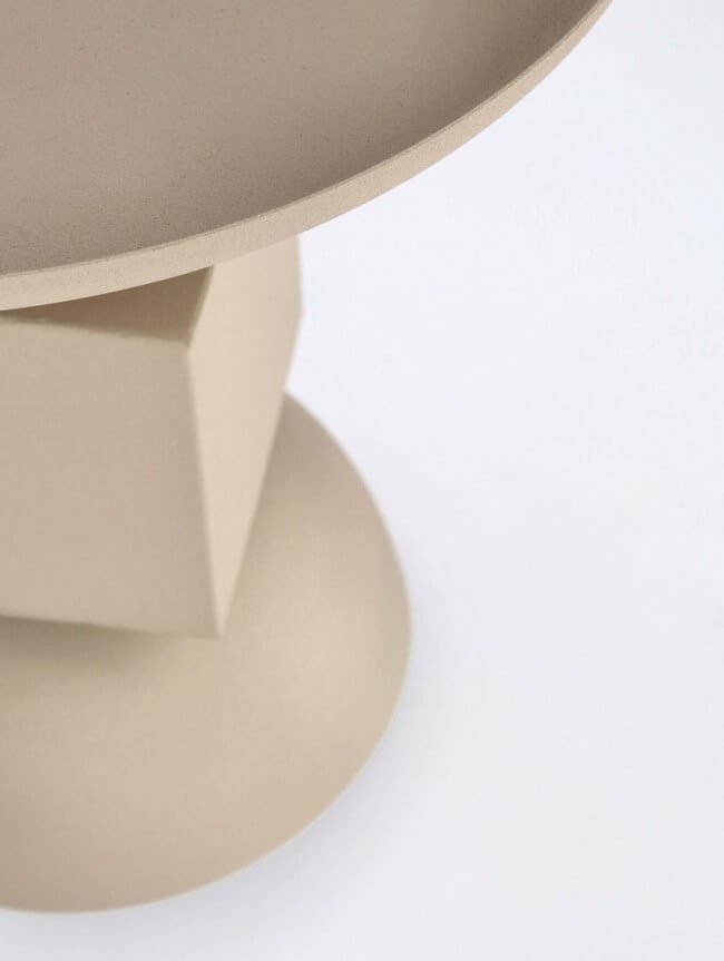 Tavolino rotondo effetto opaco di design – SYMPHONY