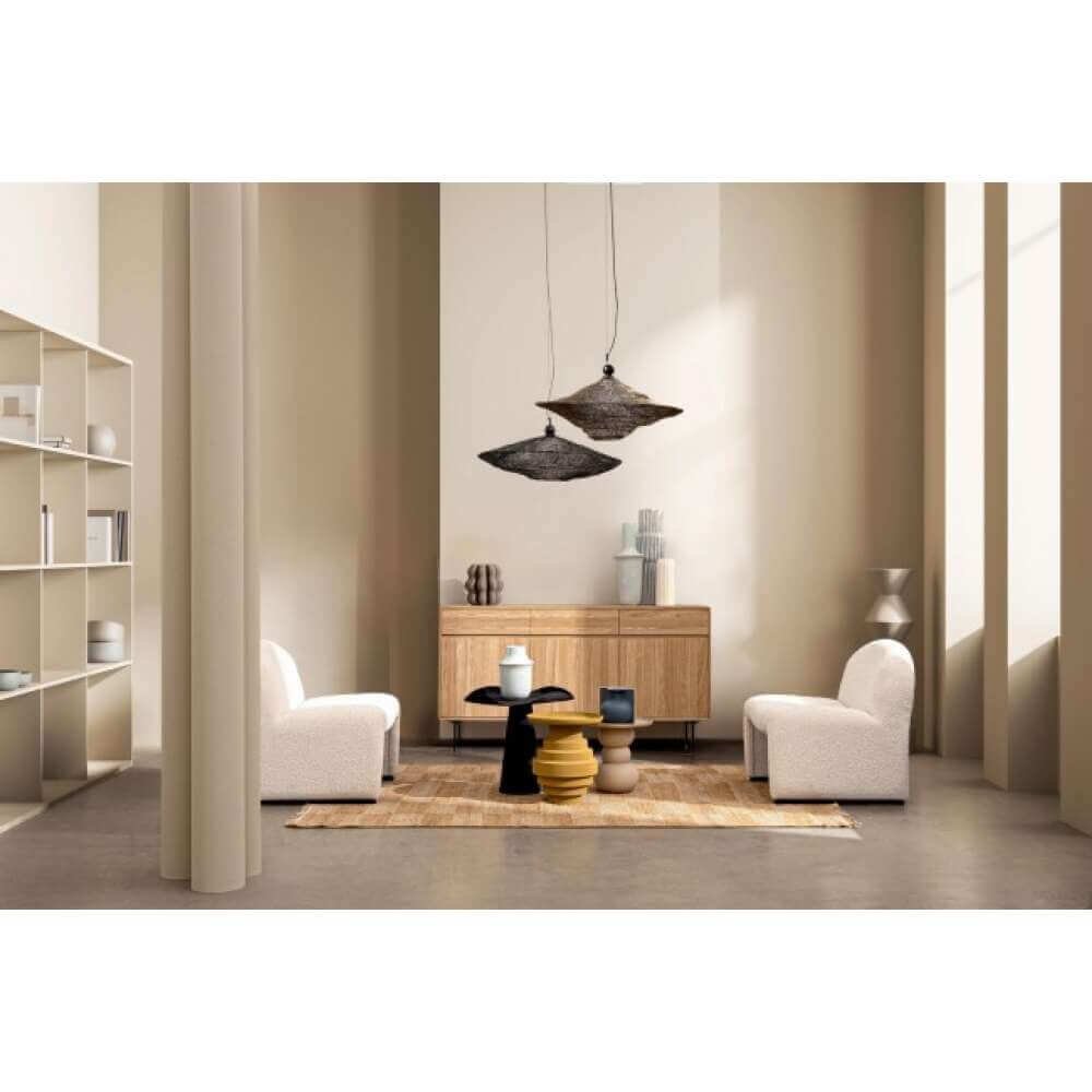 Tavolino rotondo effetto opaco di design – SYMPHONY