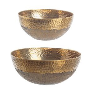 Set 2 Ciotola Decorativa Oro – VICTOR