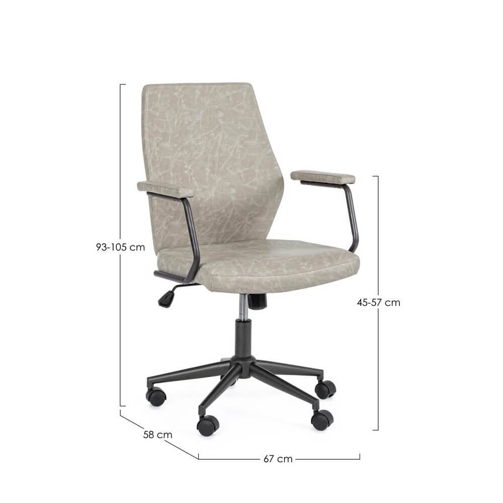Poltrona Ufficio Schienale Basso – TRANQUI