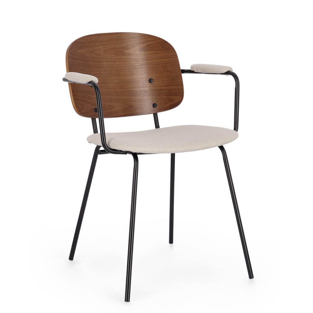 Sedia moderna con braccioli (2 Pezzi) – VIVIANA