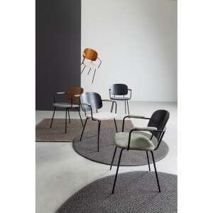 Sedia moderna con braccioli (2 Pezzi) – VIVIANA