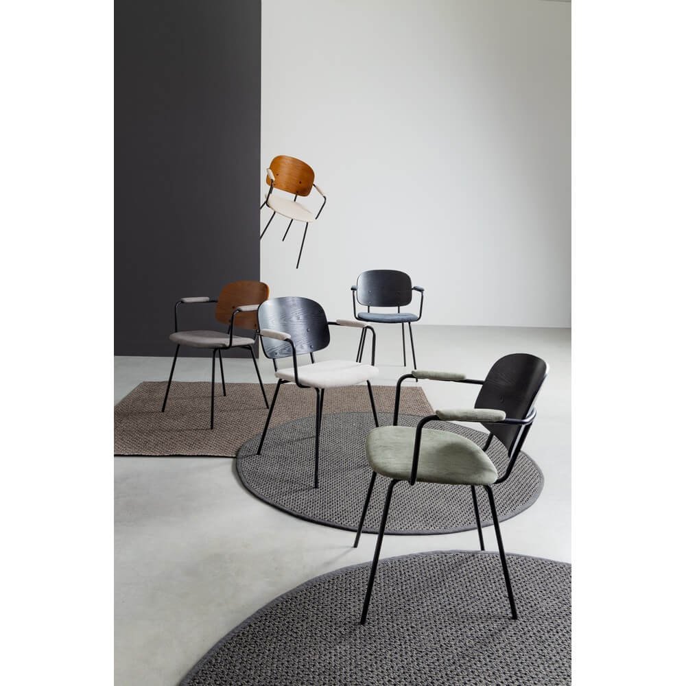 Sedia moderna con braccioli (2 Pezzi) – VIVIANA