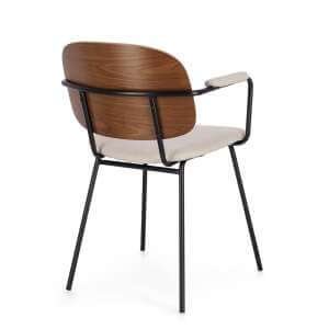 Sedia moderna con braccioli (2 Pezzi) – VIVIANA