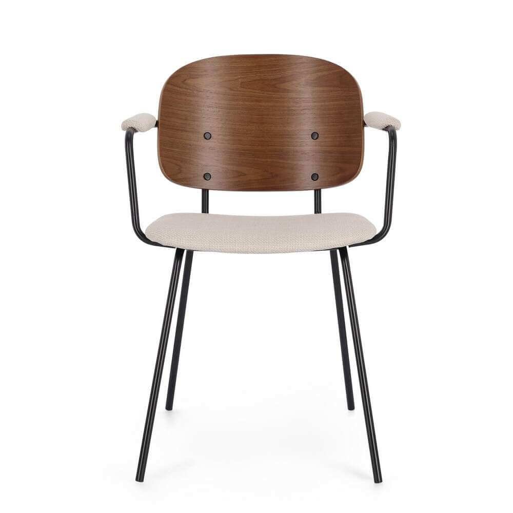 Sedia moderna con braccioli (2 Pezzi) – VIVIANA