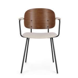 Sedia moderna con braccioli (2 Pezzi) – VIVIANA