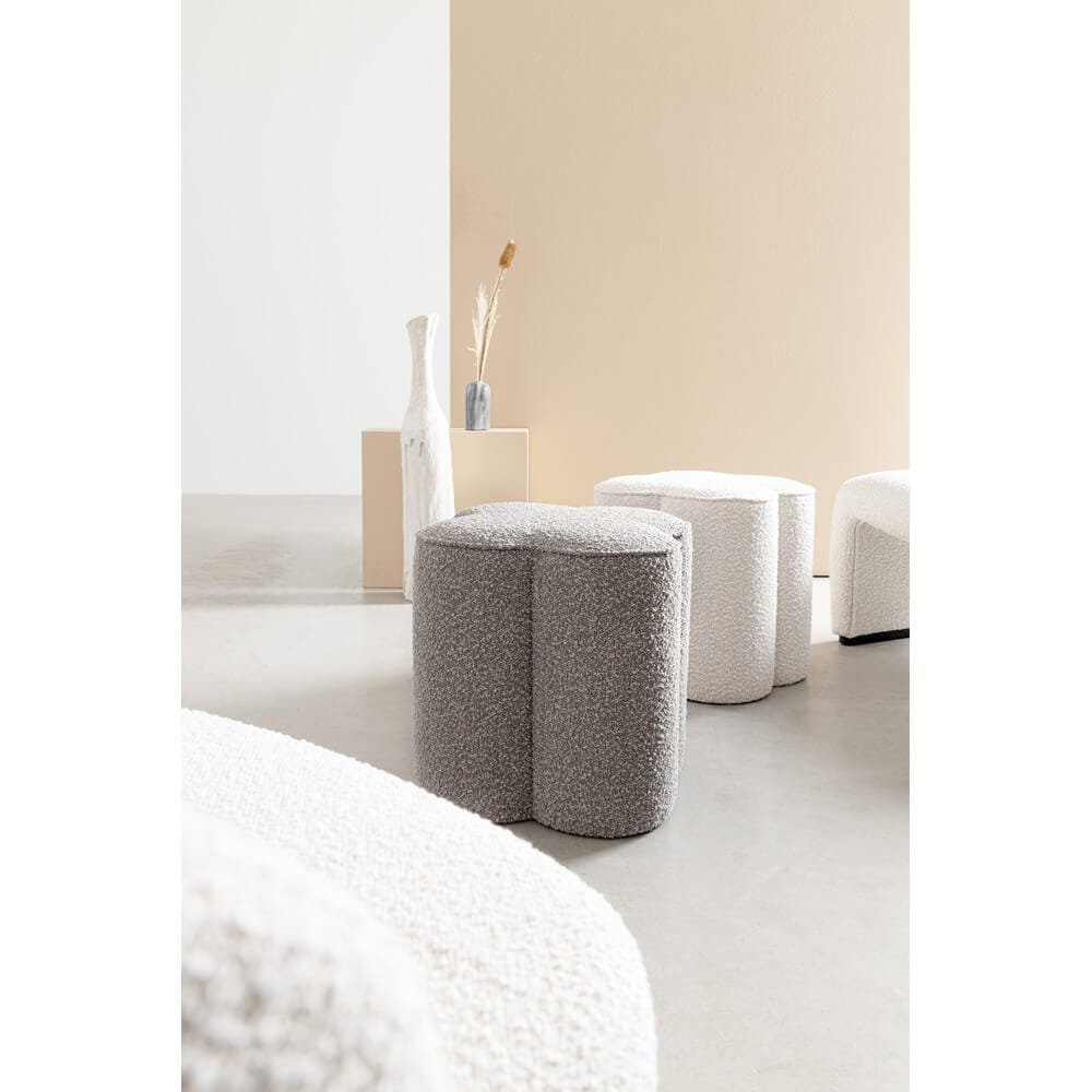 Pouf effetto bouclè – WALKER