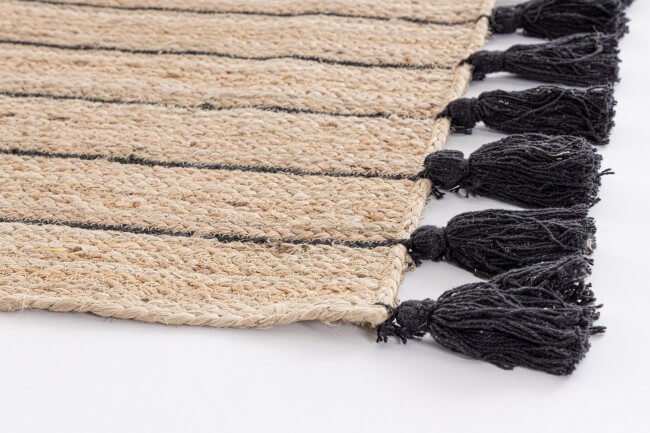 Tappeto in Iuta con frange 60×90 cm – THOMAS