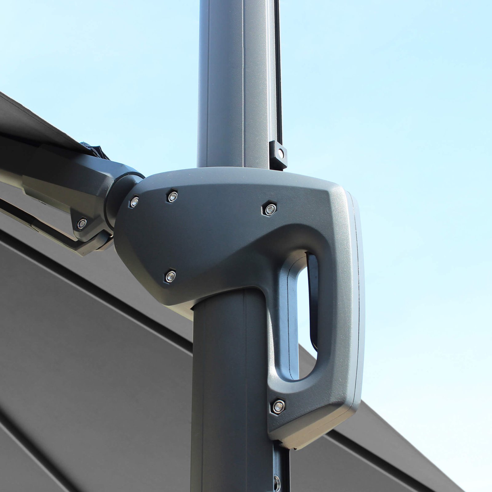 OM807312_5 Ombrellone decentrato 3×4 con sollevamento assistito – NIO