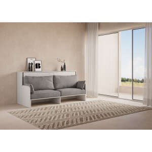 Letto a scomparsa singolo orizzontale con divano – KANDO