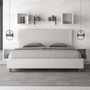 Letto Matrimoniale King size rivestito in Similpelle – GOYA