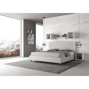 Letto Matrimoniale King size rivestito in Similpelle – GOYA