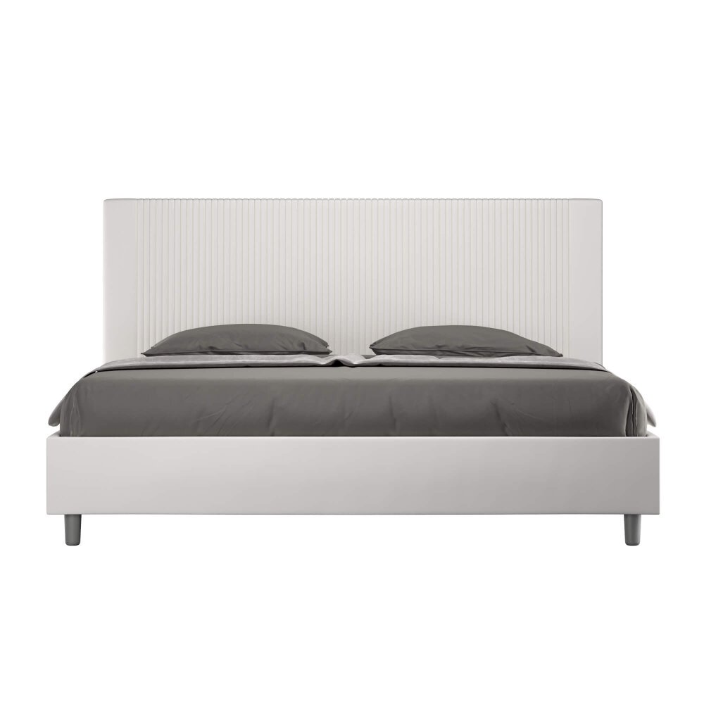 Letto Matrimoniale King size rivestito in Similpelle – GOYA
