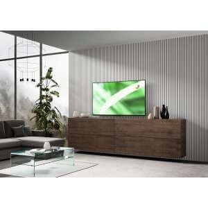 Composizione parete soggiorno A102 L.288 H.80 P.39,2 – ISOKA