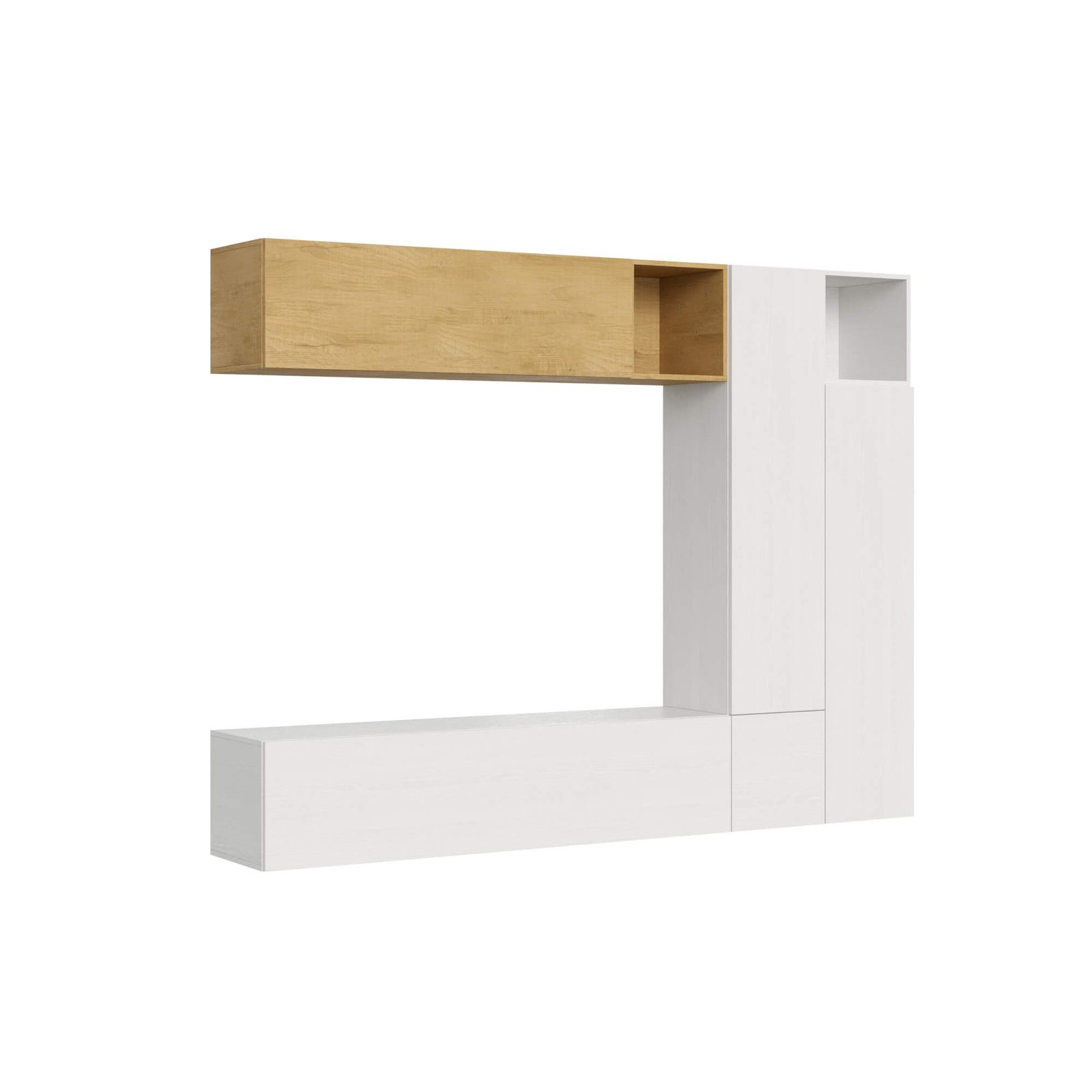 Parete Attrezzata A08 L.254 H194 P.39,2 – ISOKA