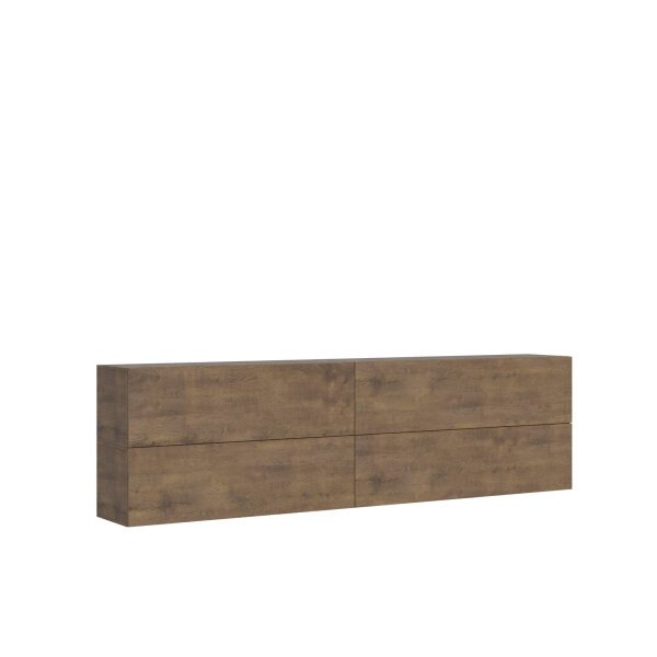 Composizione parete soggiorno A102 L.288 H.80 P.39,2 – ISOKA
