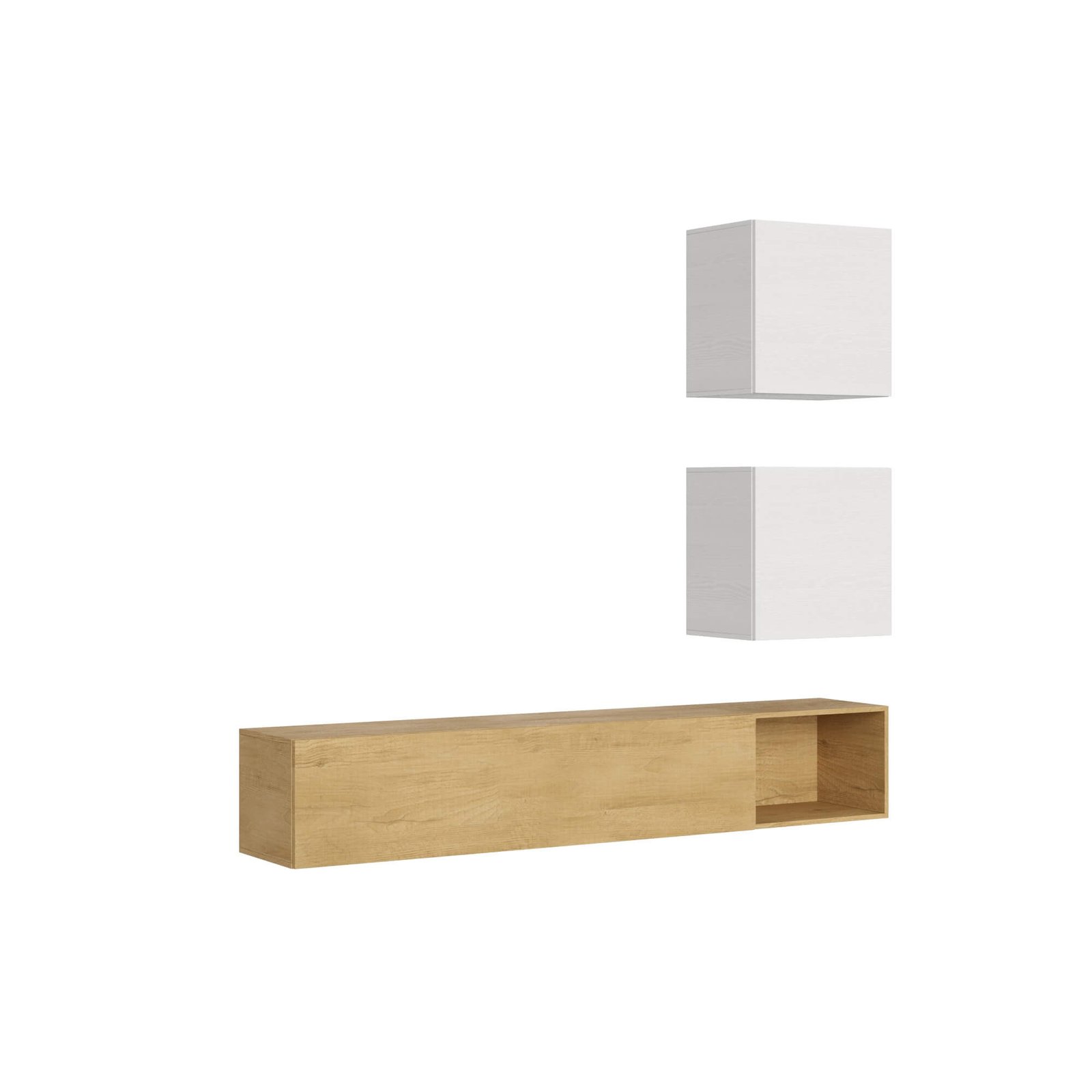 Composizione parete soggiorno A115 L.234 P.39,2 – ISOKA