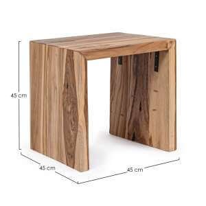 Tavolino in legno di teak 45X45 – NADINE