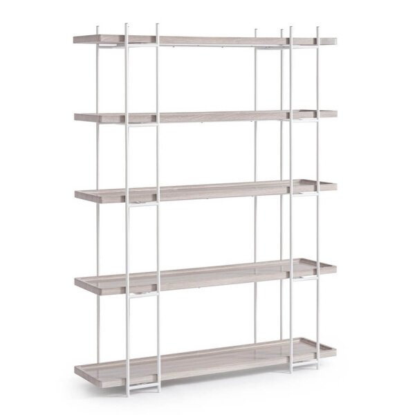 Libreria moderna con 4 piani in vetro – CECILIA