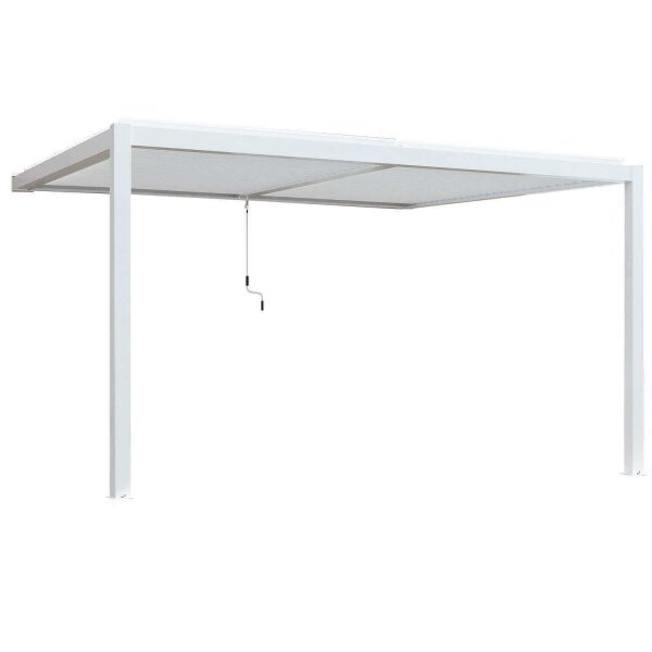 Pergola Bioclimatica addossata in alluminio – TONY