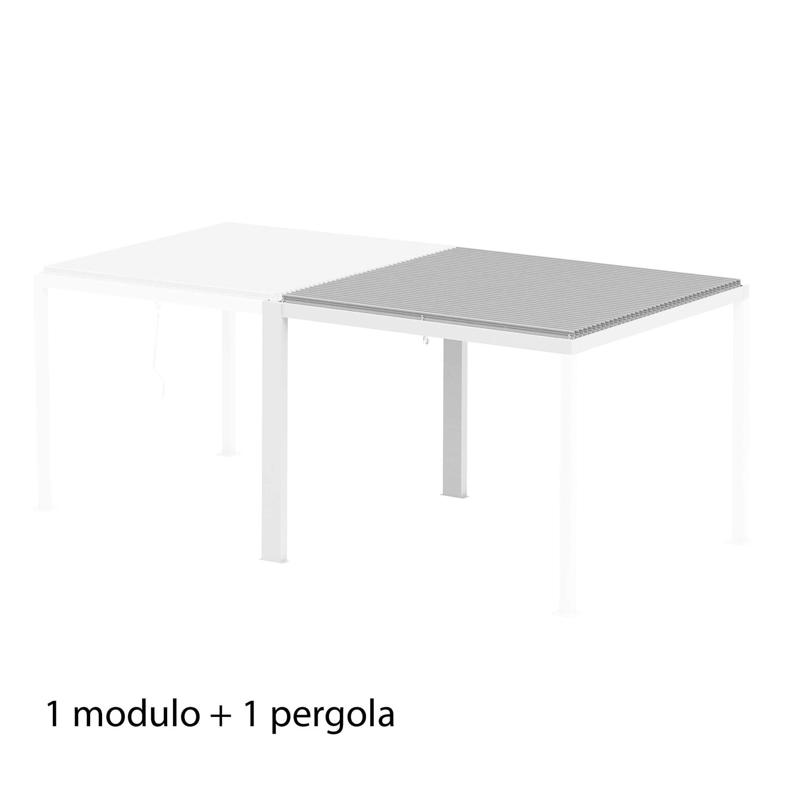 Modulo 3×3 m per Pergola Bioclimatica – ISABELLA