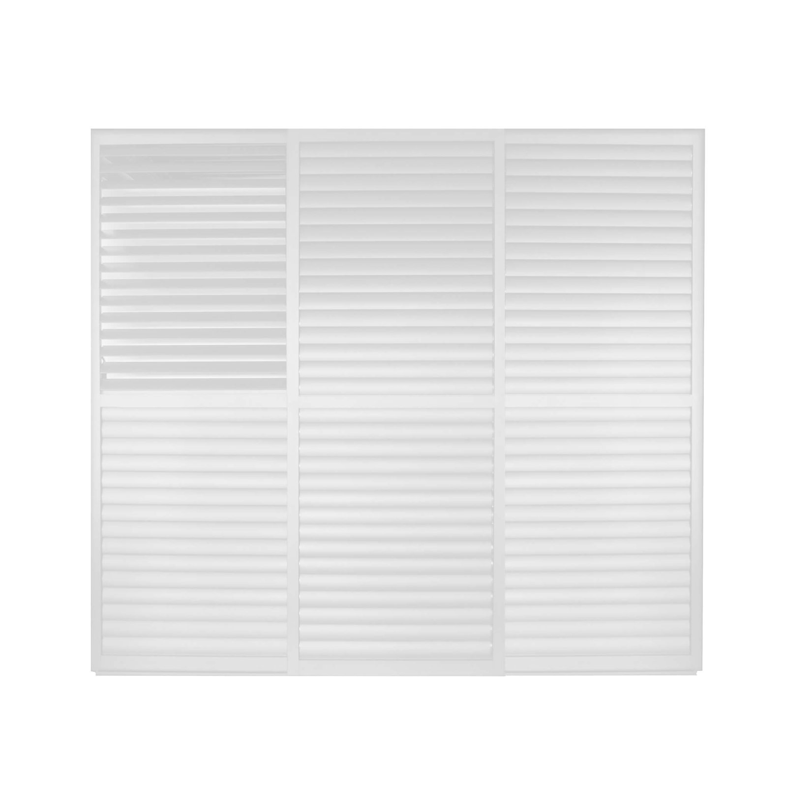 Laterale scorrevole per pergola bioclimatica con lamelle in alluminio – TONY