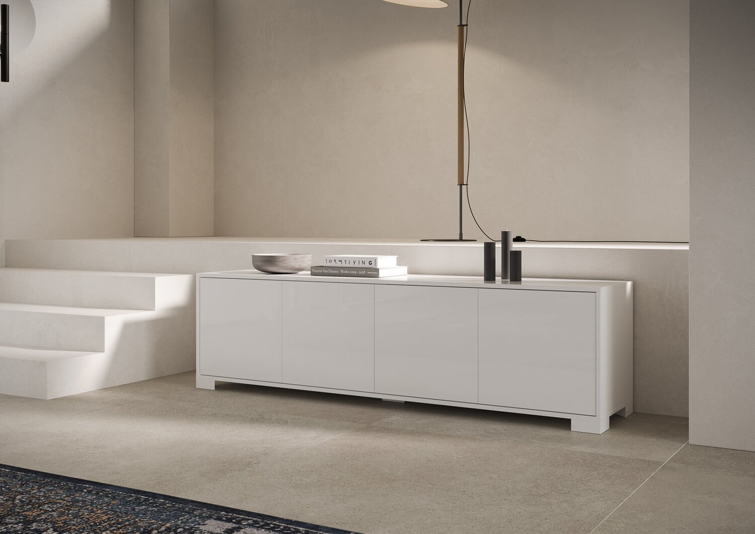 Porta TV 4 ante 172x40x48 cm – LUMINA