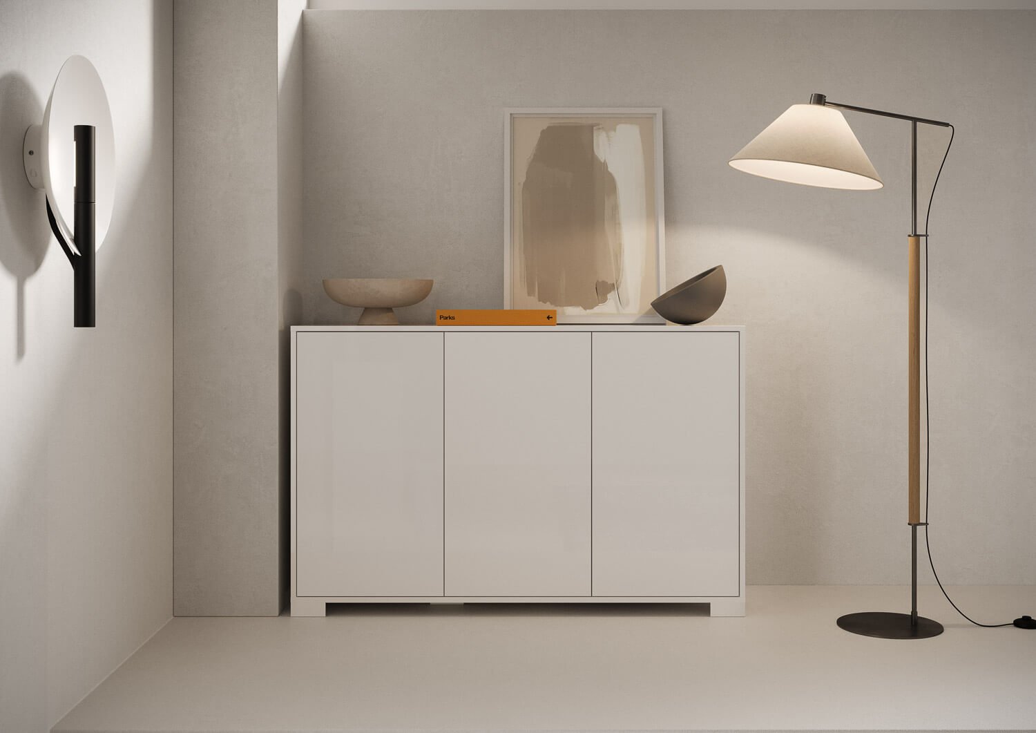 Madia 3 ante 130x40x83 cm – LUMINA