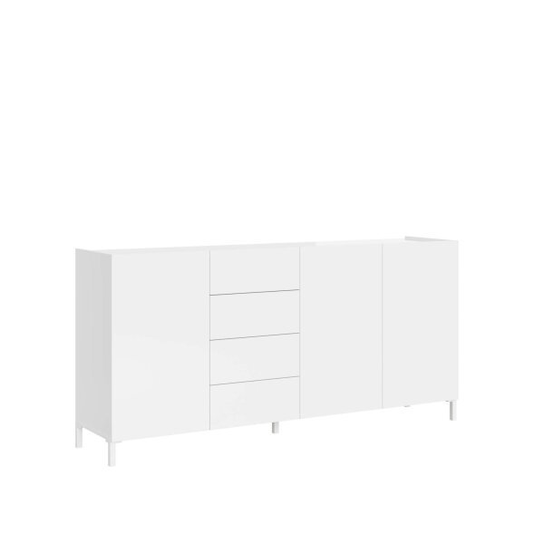 Madia 3 ante 4 cassetti 174x40x84 cm – SOLARIA