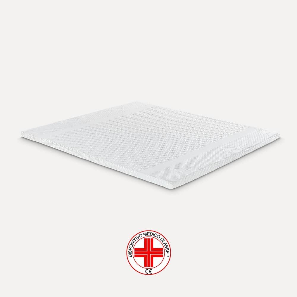 Topper in memory foam Brezee altezza 5 dispositivo medico Sfoderabile – Memory 5S