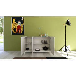 Madia 3 ante 130x40x84 cm – SOLARIA