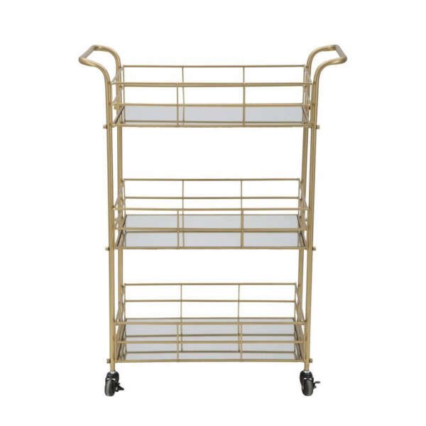 Carrello Glam Rettangolare cm 60X30,5X80 – GLAM RETTANGOLARE