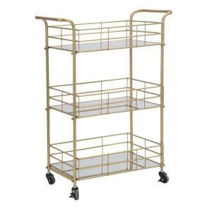 Carrello Glam Rettangolare cm 60X30,5X80 - GLAM RETTANGOLARE