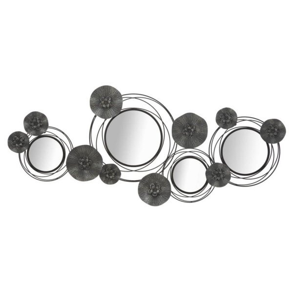 Decorazione parete specchio dark round cm 117X5,5X49 – DARK ROUND