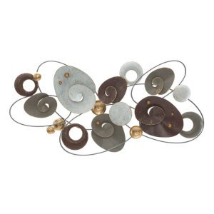 Decorazione parete decorativo ferro planet cm 120X6X58 - PLANET