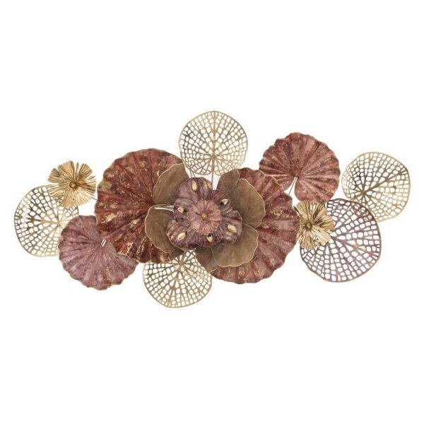 Decorazione parete design ferro flowery cm 118X10X58 - FLOWERY