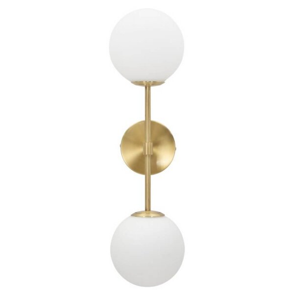 Lampada da Muro Circolare cm 15X20X40 - GLAMY DOPPIA