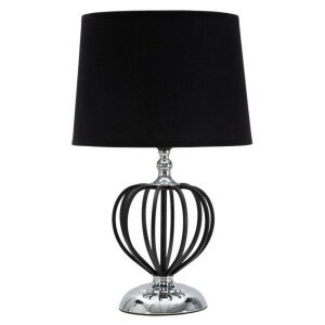 Lampada da Tavolo Circolare cm Ø 22,5X65 - DARKY SILVER