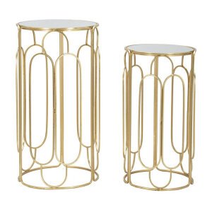 Tavolino Coppia Rotondo cm diam 36,5X70 - 31X60 - ARTYOPPIA ROTONDO
