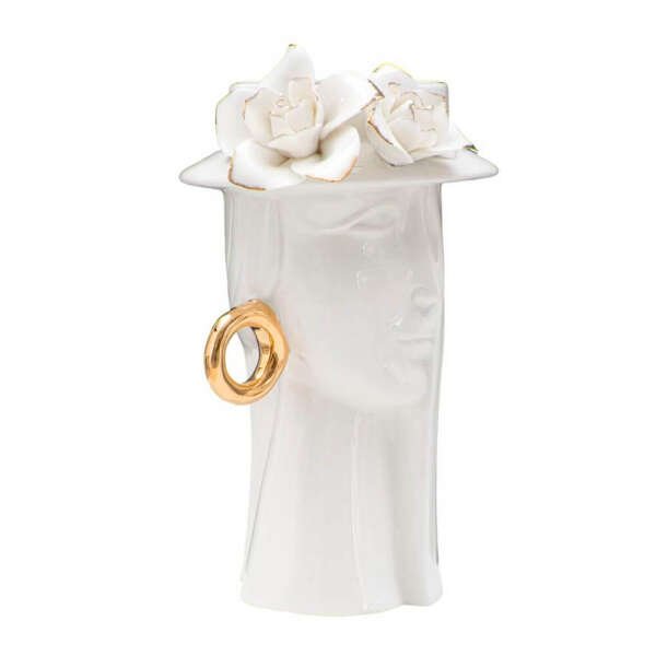 Vaso Elegante Porcellana cm 15X13,3X23,5 – WOMAN ELEGANT
