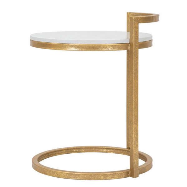Tavolinetto Marmo Rotondo cm 40X43X50 – ROUND MARBLE