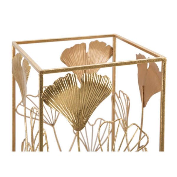 Portaombrelli Foglia Dorata cm 22,5X22,5X48,5 – GOLD LEAF