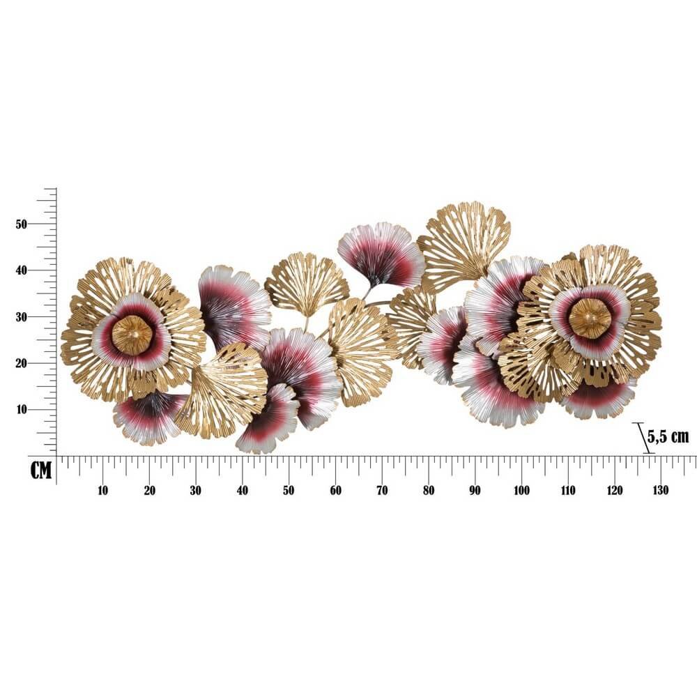 Decorazione parete decorativo ferro color cm 130X5,5X54 – COLOR