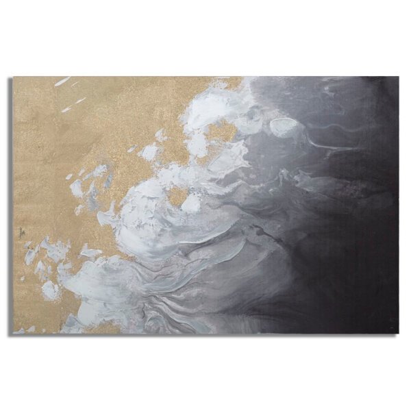 Dipinto su tela action piccolo cm 120X3,8X80 - ACTION