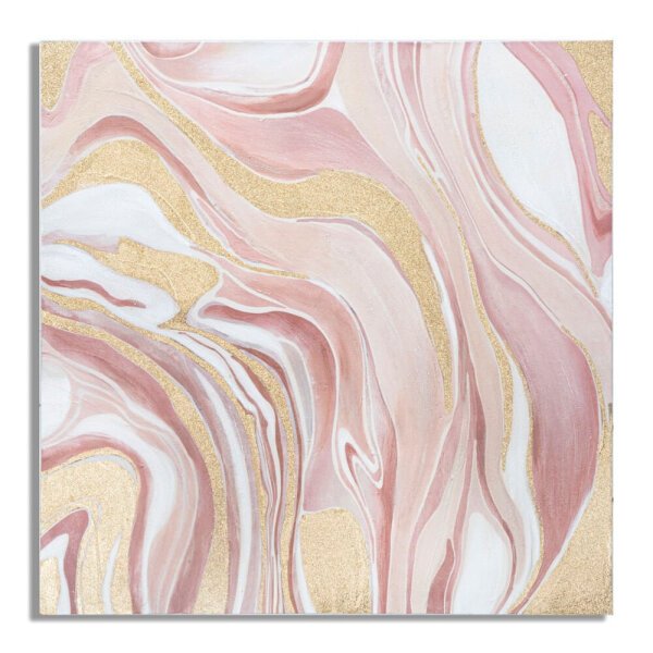 Dipinto su tela pinkly cm 80X2,8X80 - PINKLY
