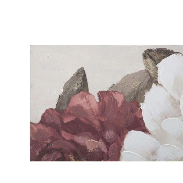 Dipinto su tela astratto cm 120X3,7X60 – RED FLOWY