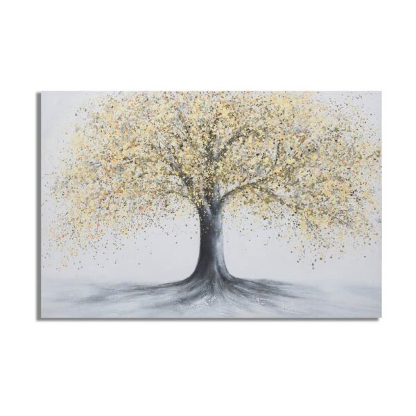 Dipinto su tela paesaggio pontile cm 120X3,8X80 - TREE SIMPLE