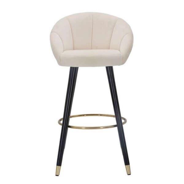 Sgabello Bar Crema cm 55X56X104 – PRAGUE